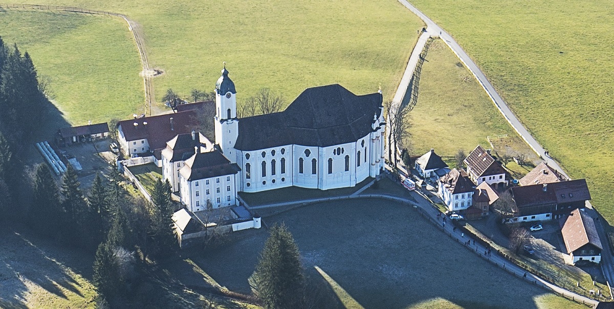 Wieskirche in Steingaden Ballonfahrt