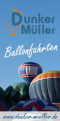 Dunker Müller Ballonfahrten Heißluftballon Geburtstagsgeschenke Rundflug